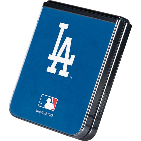 MLB Los Angeles Dodgers - Solid Distressed Galaxy Z Flip5 5G Skin